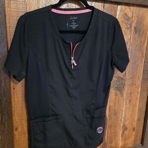 Koi Lite Women's Black Scrub Top
